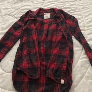 Boyfriend fit red flannel